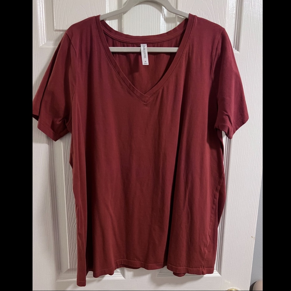Rust Womens Zenana Outfitters size 3X tshirt